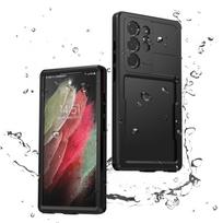 For Samsung for Galaxy S23 Ultra Redpepper Case Waterproof Diving Mobile Phone Bag Screen Protector Sports Shockproof-OPP Bag For Samsung Galaxy s23 ultra black