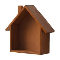 Wood House Wall Mounted Decorative Small Toys Display Shelf Wall Floating Shelf Dolls ruda
