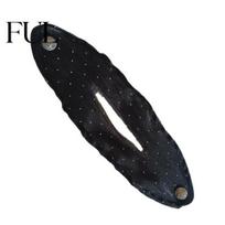 Elegant Bun Roller Hair Maker Floral Lazy Curler Deft Twister Long Easy Fast Snap Roll Tool Women Girl Styling Accessories Gadget E black