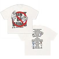 ASAP Rocky Don't Be Dumb album 100%cotton men's light beige shirt O-neck Women's Y2k Hip Hop S XXXXL