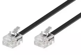 Telefono laidas Microconnect MPK186 RJ11-RJ11 6 m juodas