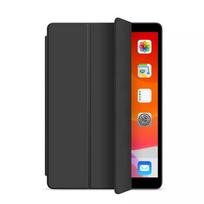 eSTUFF DENVER Folio dėklas iPad 9.7 2018/2017 – juoda PU oda / permatomas