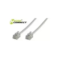 Telefono laidas Microconnect MPK110 10 m Baltas
