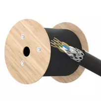 Lanview LVN6305SOUT Cat6A S/FTP lauko tinklo kabelis, PUR apvalkalas, 500 MHz, 10G