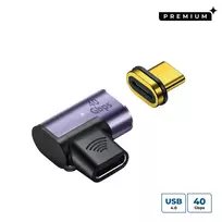 USB-C laidas Microconnect MC-USB4CCMF-MAGNETIC 4A 1m su magnetiniu kampuotu jungtimi
