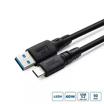 USB-C į USB-A adapteris MicroConnect USB3.2AC3-LSZH — USB 3.2 Gen 1 duomenų adapteris, LSZH gaubtas