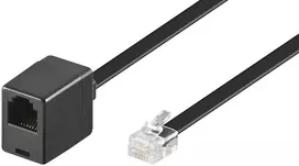 Microconnect MPK103FB telefono laidas 3 m Juodas