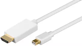 Microconnect MDPHDMI3 vaizdo kabelio adapteris 3 m Mini DisplayPort į HDMI baltas