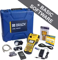 Nešiojamasis etikečių spausdintuvas Brady M410-KIT-EU, terminis perdavimas, QWERTY, 300 dpi, 177184