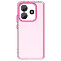 Frosted Case For Xiaomi Redmi Note 14 4G Cover Redmi note 14 Pro Fundas Coque Matte Translucent PC Back Bumper Redmi note 14 ForNote14 4G(163mm) raudona