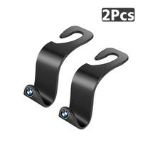Automobilio galvos atramos kabliukai pakaba krepšiams sėdynės atlošo laikiklio spaustukai automatinis tvirtiklis BMW Performance X1 X3 X5 E39 E46 E90 F20 E60 F30 M3 M5 gray