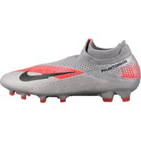 Nike Phantom Vision 2 Elite Df Fg Metallic Grey Crimson Sneakers CD4161-906 41