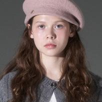 WHITE SANDS wool blend retro beret Roseanne (6 colors) LIGHT PINK_Free