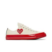 Converse Comme des Garçons Play x Chuck 70 Low 'Pristine Red' A01796C EU 35 raudona