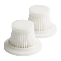 Daugkartinio naudojimo filtrų rinkinys belaidžiam automobilio dulkių siurbliui, 6 vnt. 2 PACK white