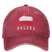 Polska Flag Of Poland Baseball Cap Map Fashion Unisex Men Trucker Dad Hat Designer Outdoor Sports Baseball Caps Gift One Size pink
