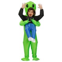 Pripučiamas kostiumas suaugusiems Juokingas Helovino vakarėlio pripučiamas kostiumas Žalias Nešantis žmogų Karnavalo Cosplay kostiumas Helovinui One Size black