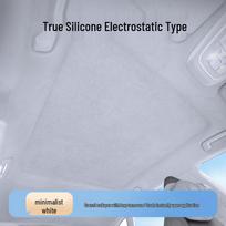 Zeekr 001/007/X Sunroof Sunshade: Car Interior Heat Insulation & Sun Protection Roof Cover. Beige Mesh white