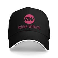 Robbie Williams Live  Tour Concert Cap For Unisex Women Fashion Baseball Cap  Snapback Hat Golf Headewear Adjustable One Size pink