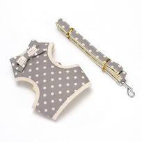 Cute Soft Outdoor Walking for Dogs Cats Chihuahua Puppy Vest Pet  Supplies Dog  Leads Cat Chest Strap Dog Harness  Leashs white