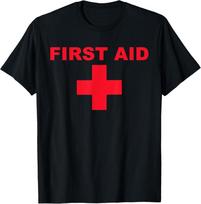 First Aid Cross Cool Medic Emergency Staff Uniform Men Women Gift Unisex T-Shirt XL