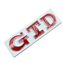 Volkswagen GTD Grille and Tail Emblem Sticker for POLO, Golf 5-7 Standard