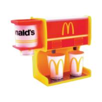 McDonald's laimingas rinkinys Žaiskime McDonalds'o gėrimų dozatorius ONE SIZE įvairiaspalvis