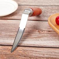 Coconut Meat Remover Stainless Steel Wood Handle Manual Portable Removal Hole Opener Handheld onesize
