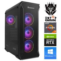 Stacionarus kompiuteris Intop Ryzen 7 5700X, 3 TB, DDR4 16GB, SSD+HDD 1 TB 2 TB, Nvidia GeForce RTX 5070 12GB GDDR7, Windows 11 Pro