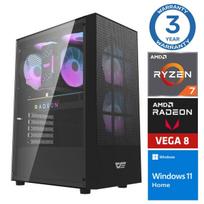 Stacionarus kompiuteris Intop Ryzen 7 5700G, DDR4 8GB, SSD 250GB, AMD Radeon Vega 8 Dynamic, Windows 11 Home