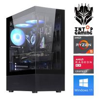 Stacionarus kompiuteris Intop Ryzen 5 5500, 3 TB, DDR4 16GB, SSD+HDD 1 TB 2 TB, AMD Radeon RX 580 8GB GDDR5, Windows 11 Home