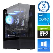 Stacionarus kompiuteris Intop i5-14400F, DDR5 16GB, SSD+HDD 500GB 2 TB, Nvidia GeForce RTX 5060 Ti 8GB GDDR7, Windows 11