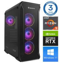 Stacionarus kompiuteris Intop Ryzen 5 5600X, DDR4 16GB, SSD+HDD 500GB 2 TB, Nvidia GeForce RTX 5070 12GB GDDR7, Windows 11