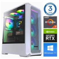 Stacionarus kompiuteris Intop AMD Ryzen 7 5700X, DDR4 32GB, SSD+HDD 250GB 2 TB, Nvidia GeForce RTX 3050 6GB GDDR6, Windows 11 Home