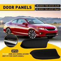 BLACK Door Panel Armrest Front LH & For RH Honda Accord Crosstour 3.5L 2008-2014