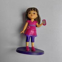8cm Dora Adventure Anime PVC Action Figure Collection Model Toy Doll Gift for Kids Movie & TV Action Figure raudona
