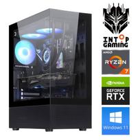 Stacionarus kompiuteris Intop Ryzen 7 5700X, 3 TB, DDR4 32GB, SSD+HDD 1 TB 2 TB, Nvidia GeForce RTX5060 8GB GDDR7, Windows 11 Home
