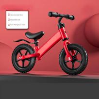 Vaikiškas balansinis dviratukas be pedalų 2–6 metų kūdikiui stumiamas paspirtukas kūdikio žaislas dviratukas Kalėdinė gimtadienio dovana raudona