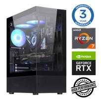 Stacionarus kompiuteris Intop Ryzen 7 5700X, 2250GB, DDR4 16GB, SSD+HDD 250GB 2 TB, Nvidia GeForce RTX 5070 12GB GDDR7