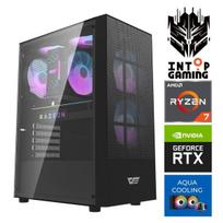 Stacionarus kompiuteris Intop Aqua Ryzen 7 7700X, 3 TB, DDR5 64GB, SSD+HDD 1 TB 2 TB, Nvidia GeForce RTX 5060 Ti 16GB GDDR7
