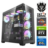Stacionarus kompiuteris Intop Ryzen 7 7700X, 3 TB, DDR5 16GB, SSD+HDD 1 TB 2 TB, Nvidia GeForce RTX 5070Ti 16GB GDDR7, Windows 11 Pro