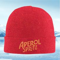 Aperol Spritz stylish orange letters Men Women Unisex Knitted Hat Beanie Pullover Cap Winter Thermal Warm Christmas Outdoor Cycl
