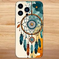 Dreamcatcher Feather Phone Case For iPhone 16,15,14,13,12,11,Mini,Pro,SE,MAX White Matte Shockproof Cover iPhone16pro white