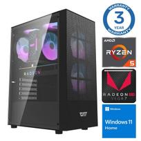 Stacionarus kompiuteris Intop Ryzen 5 5600GT, DDR4 16GB, SSD+HDD 250GB 2 TB, AMD Radeon RX Vega 7 Dynamic, Windows 11 Home