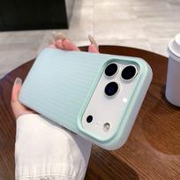 Corrugated 2-in-1 Skin-Feel Protective Case for iPhone 17 Pro Max 17 Pro Max žalsvai mėlyna