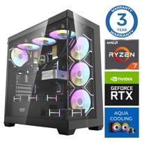 Stacionarus kompiuteris Intop AMD Ryzen 7 8700F, DDR5 32GB, SSD+HDD 1 TB 2 TB, Nvidia GeForce RTX 5070 12GB GDDR7