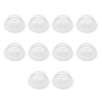 10vnt 9/12/16cm Pusrutulio Kupoliniai Dangteliai Gaublio Pusiau Apvalus Skaidrus Butelis Apsaugantis nuo Dulkių Dangtelis Pasidaryk Pats Gamyba Rankdarbiai Skaidrus PVC Plastikas 9cm white