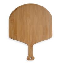 In Stock Bamboo Wood Pizza and Cheese Board - 12 & 15 Inch Pizza Peel/Bread Board Irregular Shape