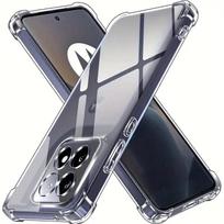 Thick Shockproof Silicone Phone Case For Motorola Edge 60 Fusion 50 Pro 40 Neo Moto G55 G75 G85 G84 G54 5G Protect Clear Cover Moto G55 5G gryna