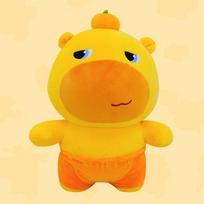 Capybara Lulu Large Doll Doll Cute Sleeping Pillow Ragdoll Plush Toy Birthday Gift 18cm orange